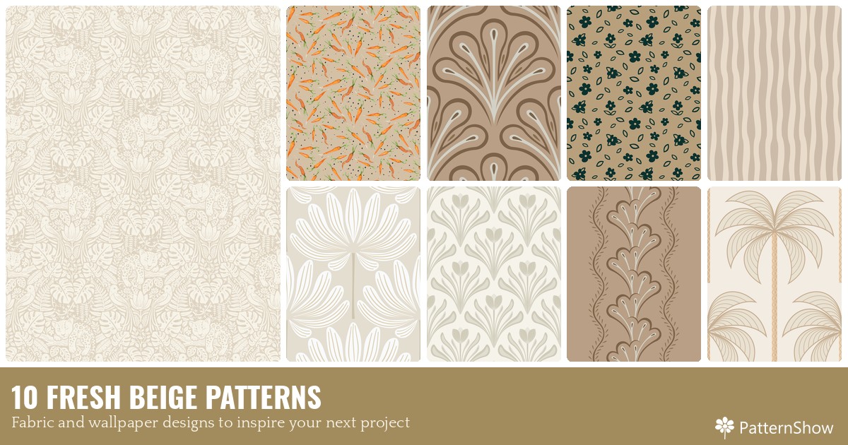 10 FRESH BEIGE PATTERNS