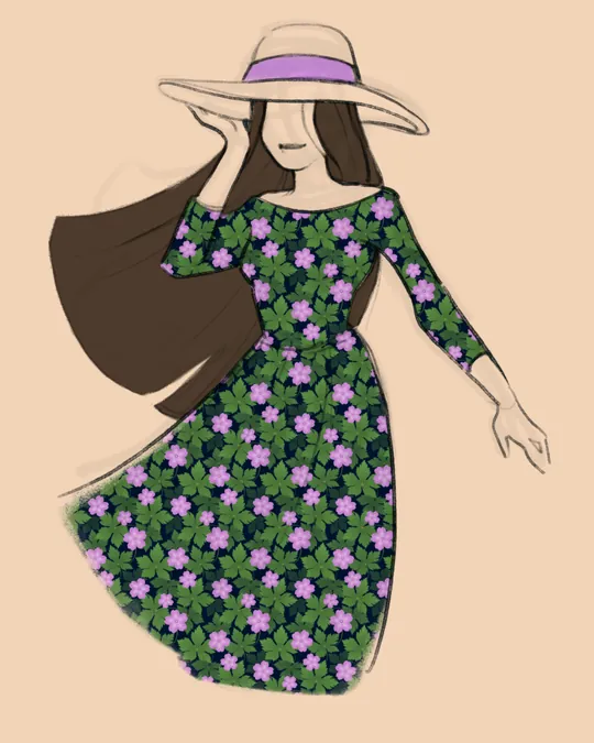 Spring Garden Party Dress