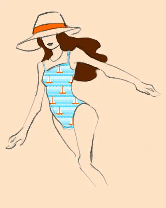 Sailboat Swimsuit