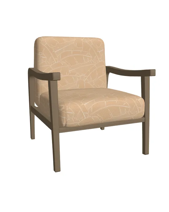 Banana Palm Leaves Desert Mist and Warm Cream