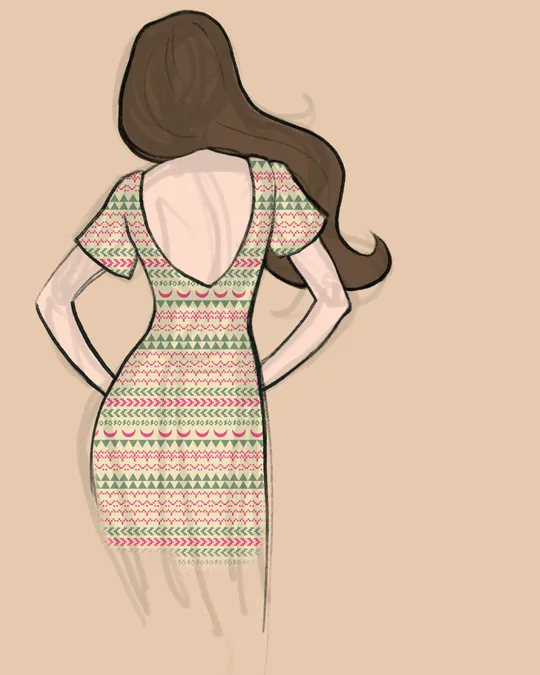 Tribal Moons, Land & Sea - Pistachio, Blossom Pink and Cream