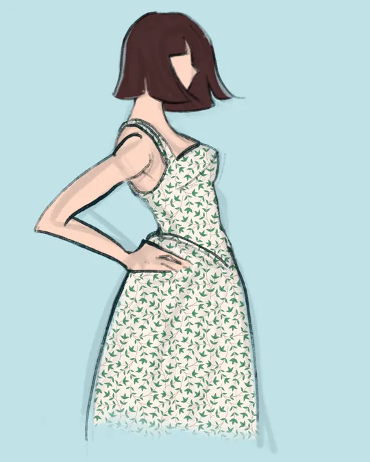 Spring Garden Party Dress