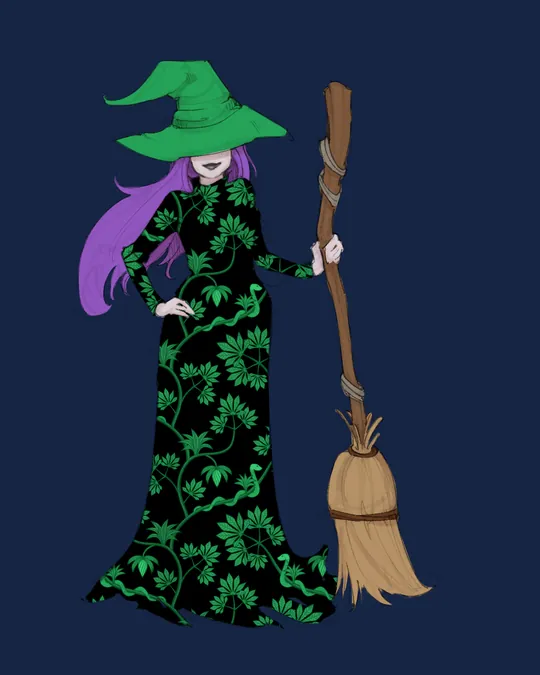 Snake Queen Witch Costume