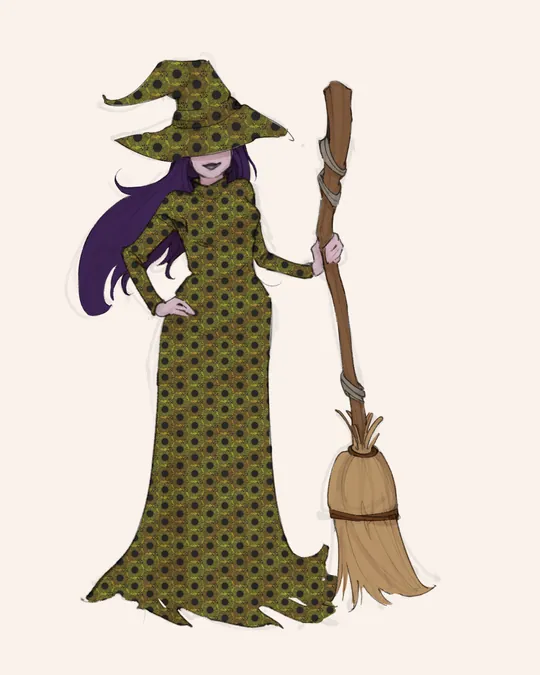 Sunflower Mirage - Onyx Black Witch