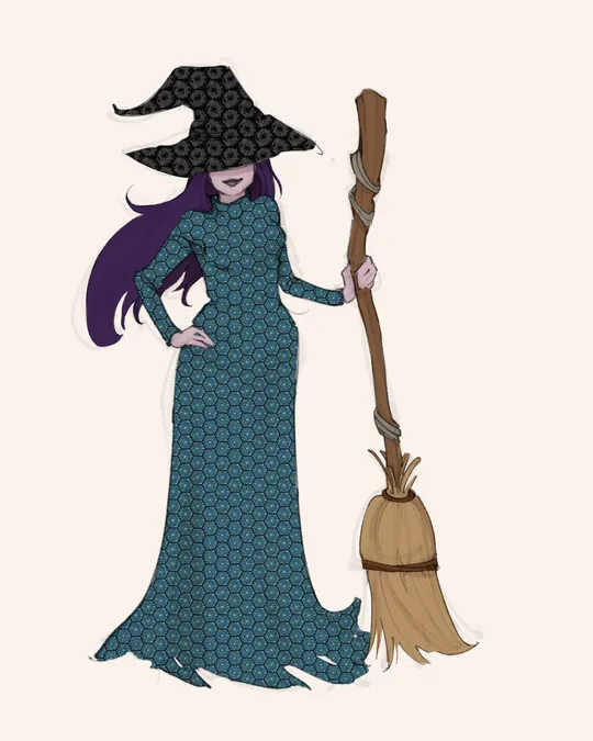 Hex Chaos Geo Midnight Doom Witch