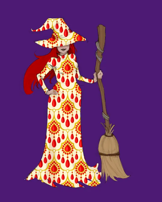 Blood Red Witch