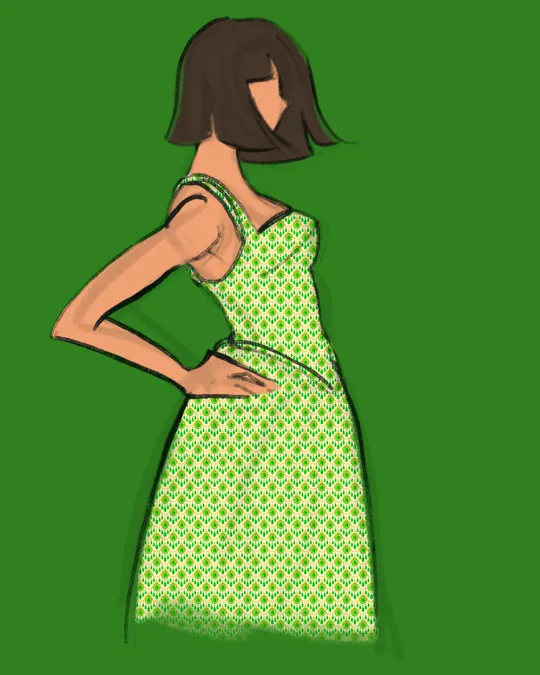 Joyful Green Summer Dress