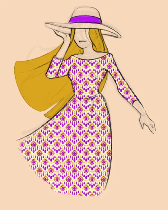 Amazing Amethyst Summer Dress