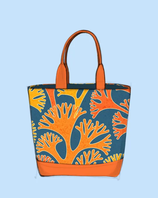Underwater Coral Tote Bag