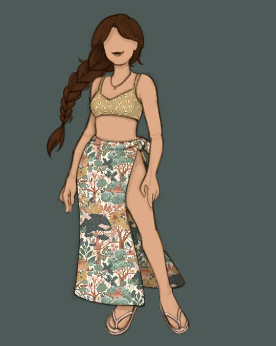 Rainforest Tropical Sarong and Beachwear