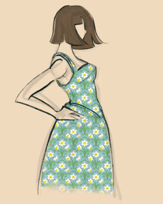 Spring Daffodils Dress