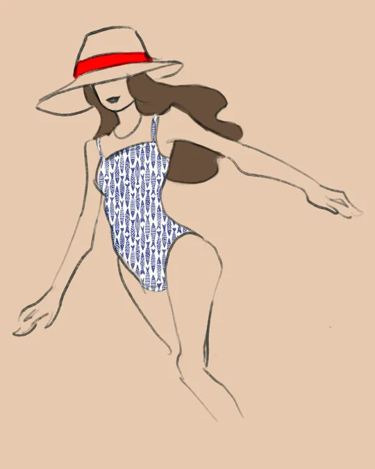 Coastal Lake/Ocean Fish Doodles