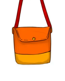 Flap Bag with Shoulder Strap