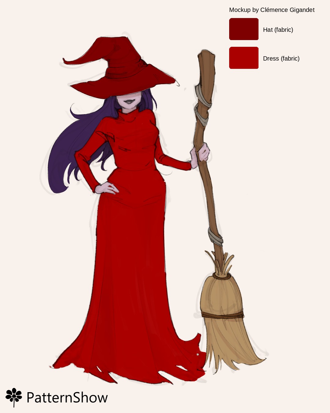 Witch Dress and Hat