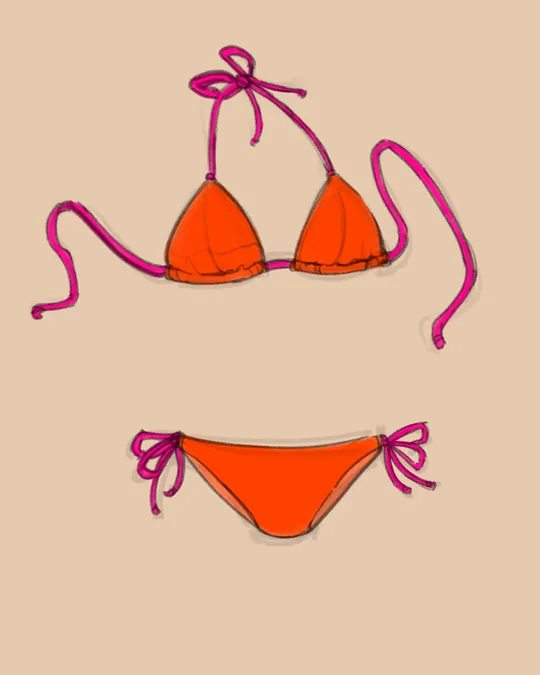 Tie Knot Bikini Swimsuit