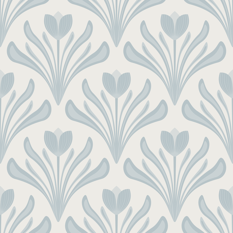 Muted Silver Blue Grey Off Whit