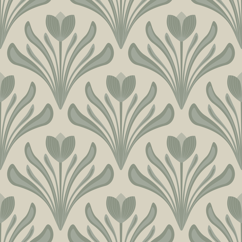 Dark Sage Green Dusty Artichoke
