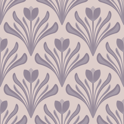 Faded Purple Lilac Lavender Blush