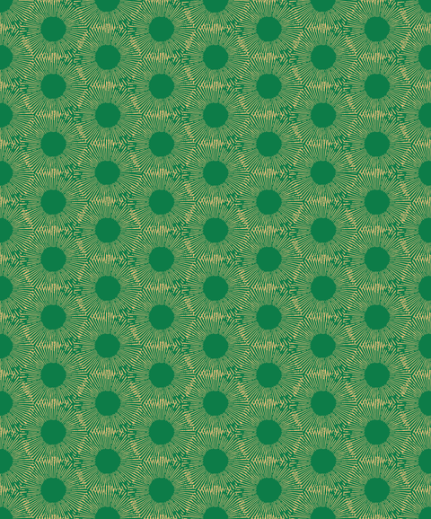 Emerald Green and Gold
