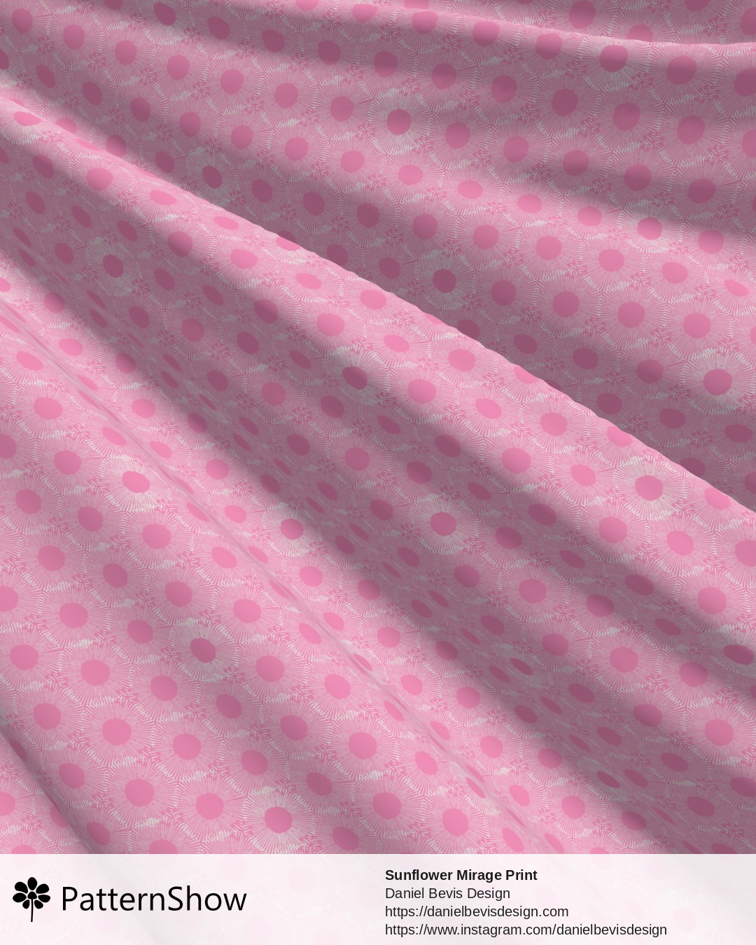 Sunflower Mirage Print - Pretty Pink