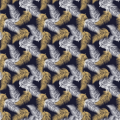 White, Gold & Navy