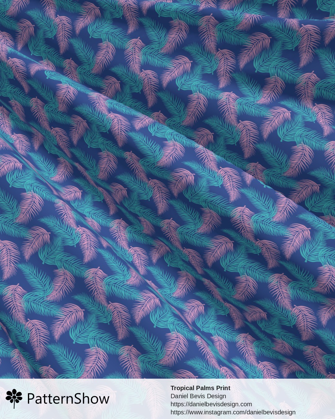 Tropical Palms Print - Fairy Water Magic