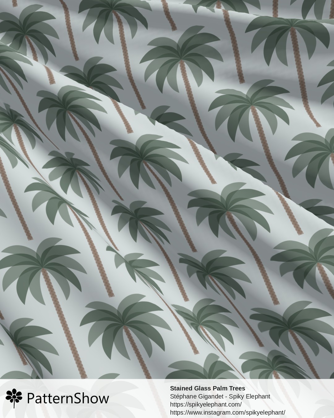 Stained Glass Palm Trees - stained-glass-palm-trees.french-riviera-sage-green-dusty-background.3600x4500