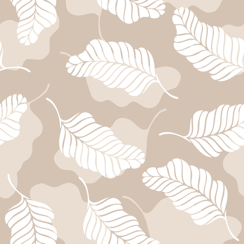 Warm Beige and White