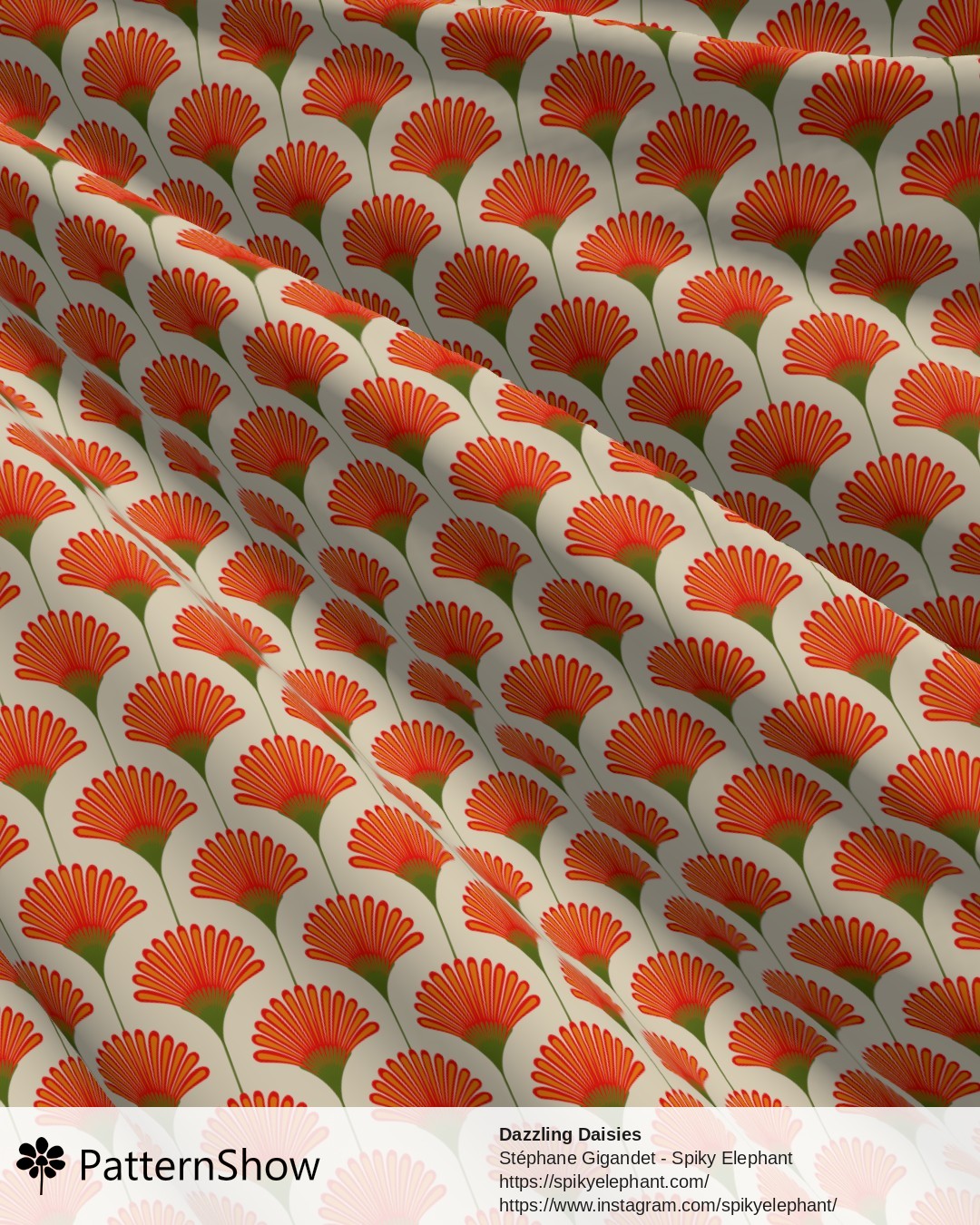 Dazzling Daisies - Summer Red Orange