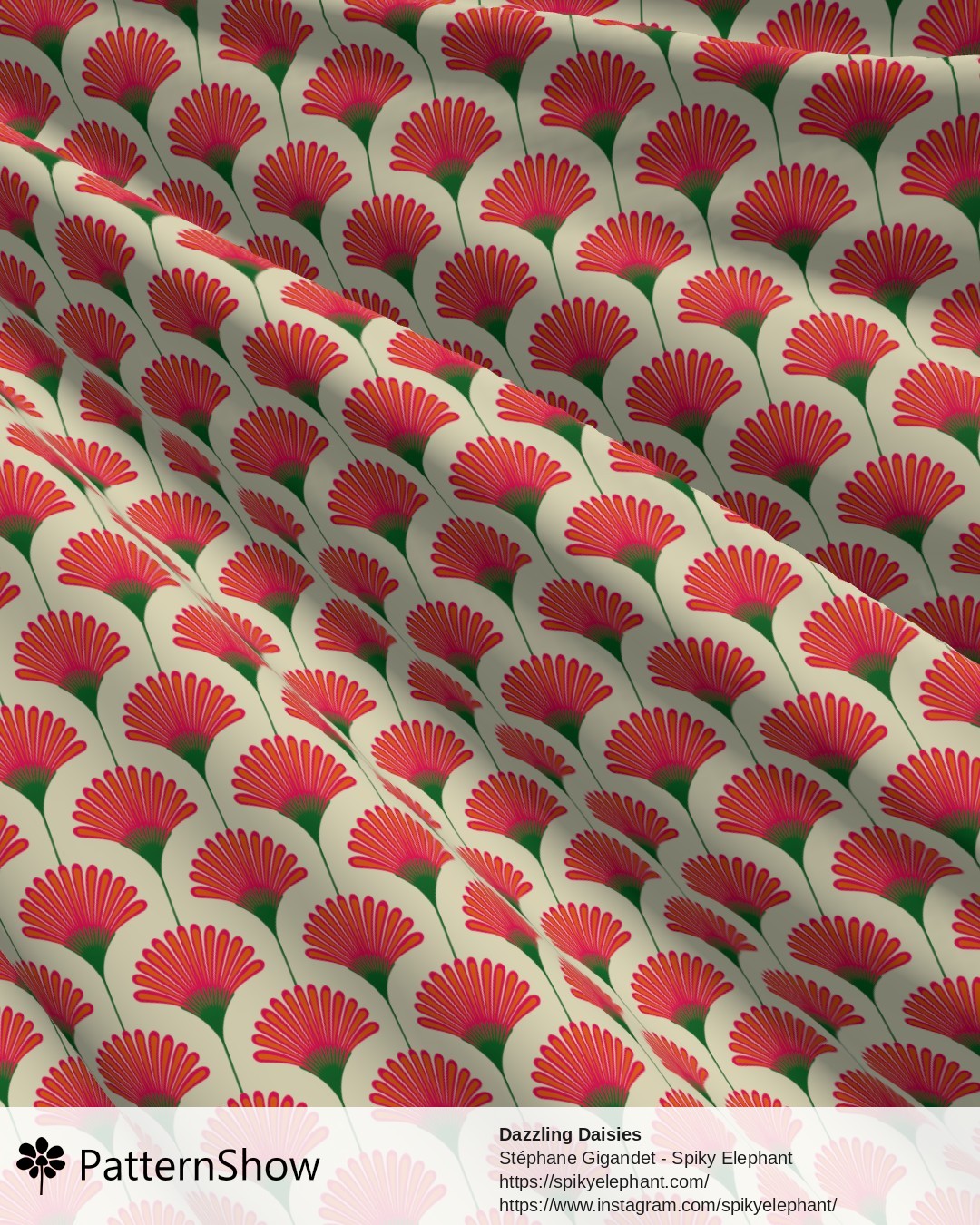 Dazzling Daisies - Vibrant Pink Orange
