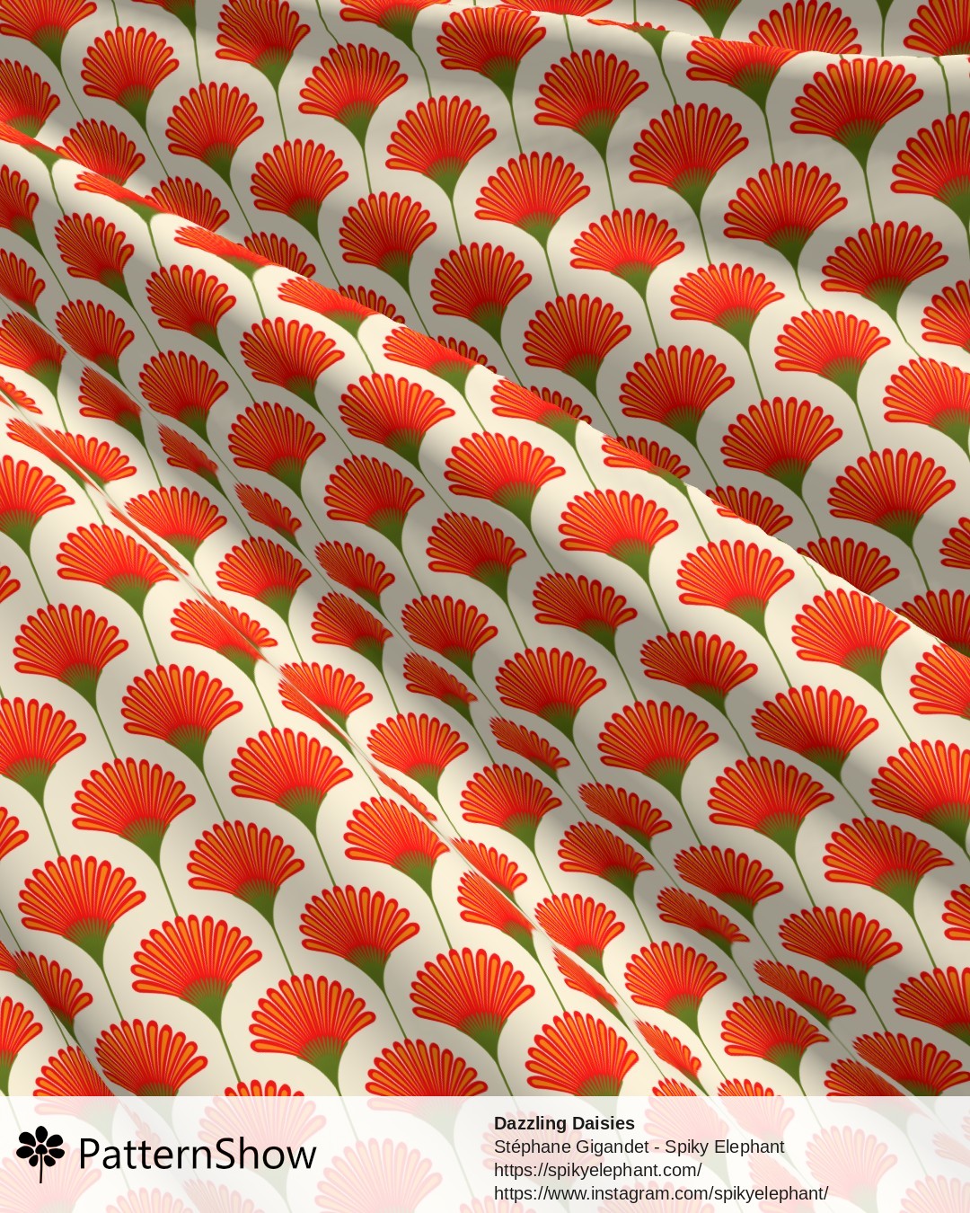 Dazzling Daisies - Summer Red Orange