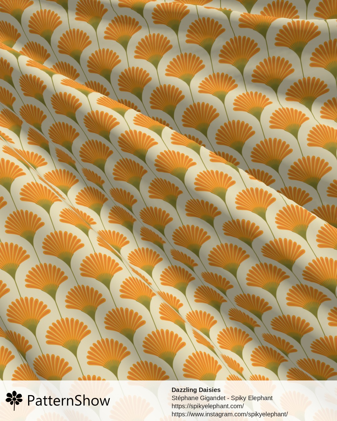 Dazzling Daisies - Warm Yellow Orange