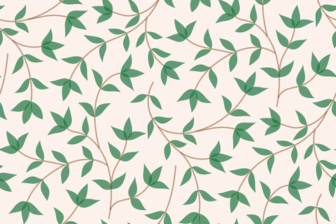 Beige Cream Garden Green