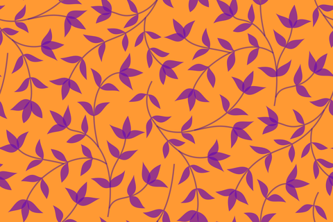 Saffron Orange Purple