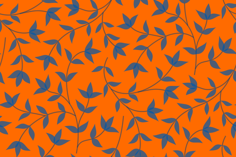 Sunset Orange Blue