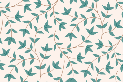 Cream Blue Teal