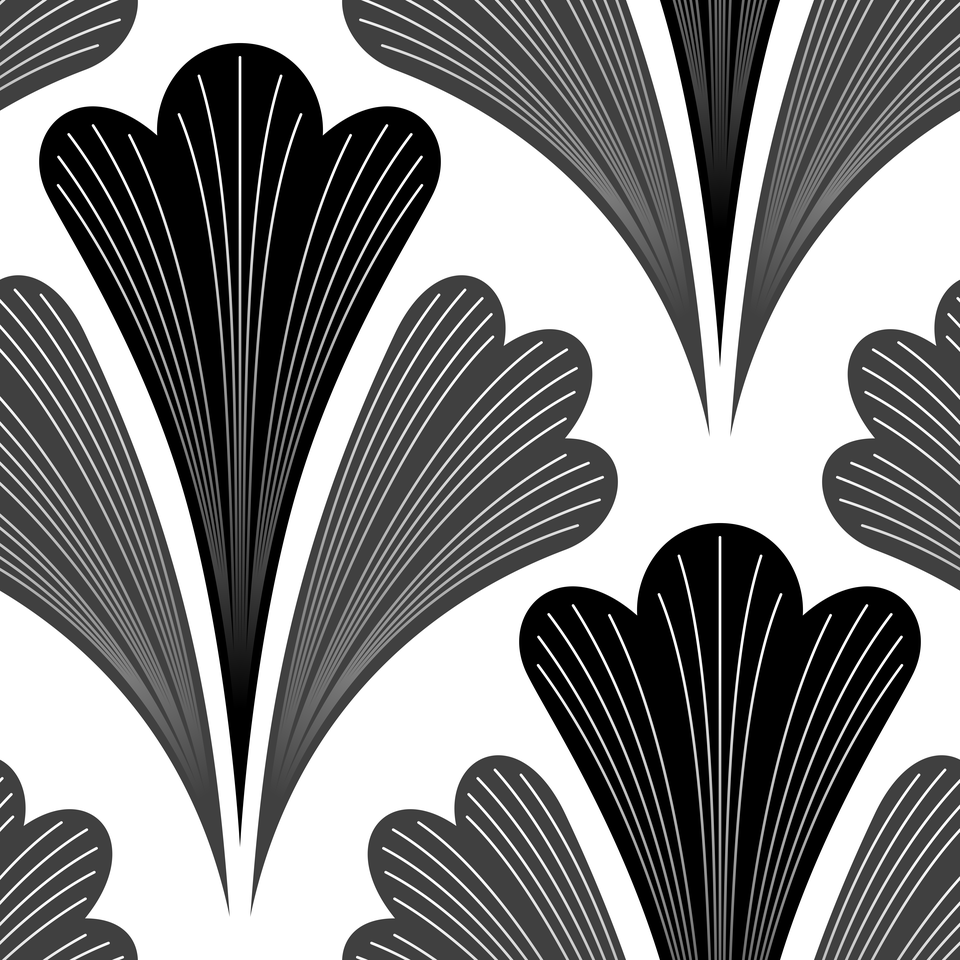 Bold Black White Grey