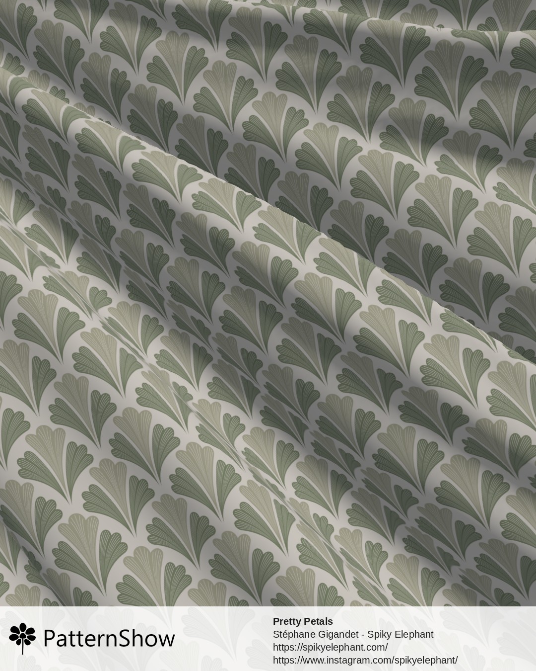 Pretty Petals - Garden Sage Green