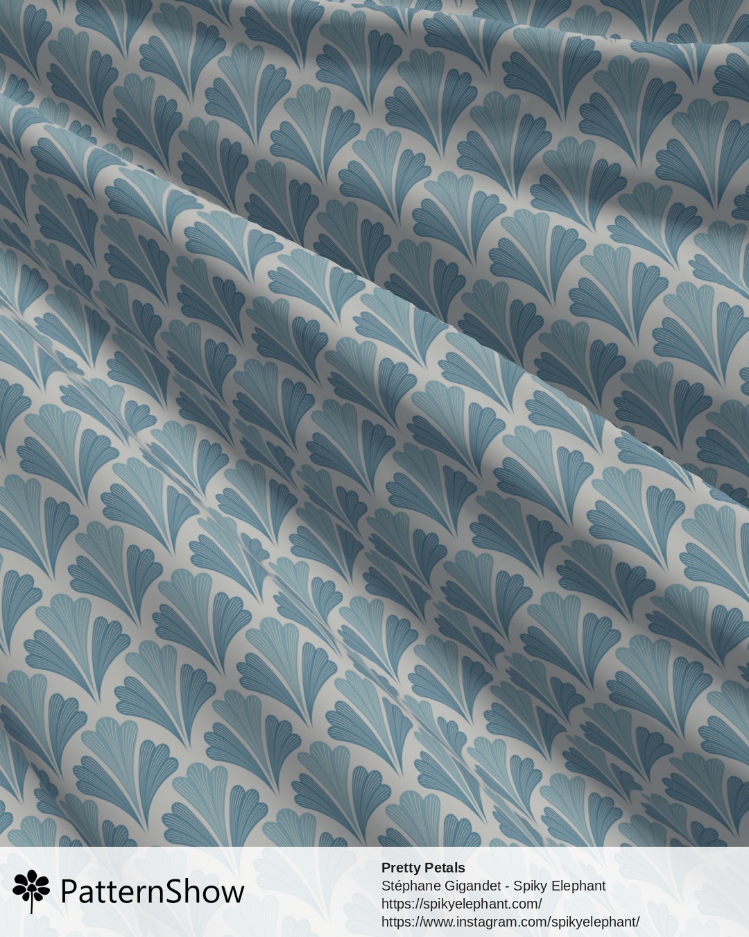 Pretty Petals - Ocean Sky Baby Blue