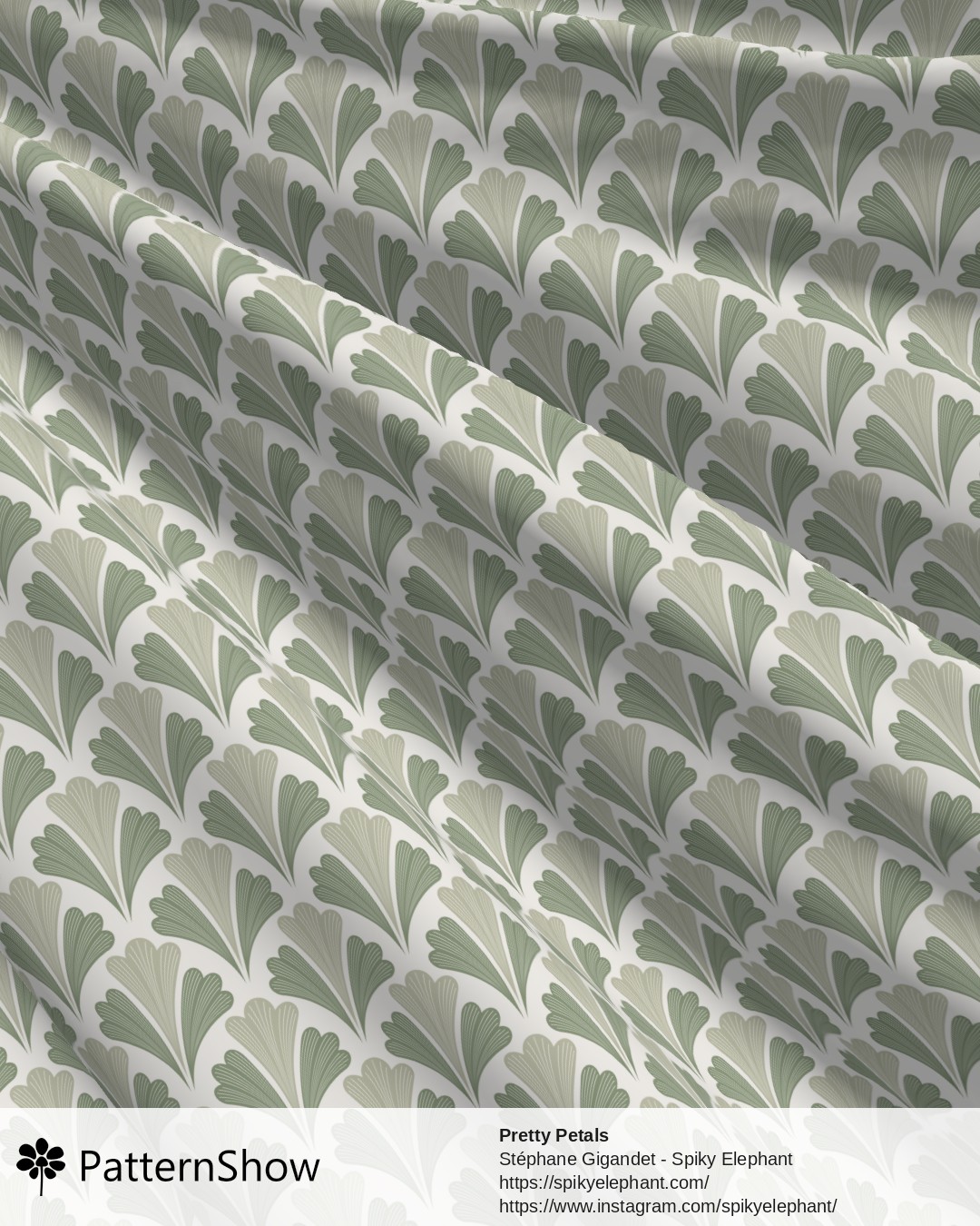 Pretty Petals - Garden Sage Green