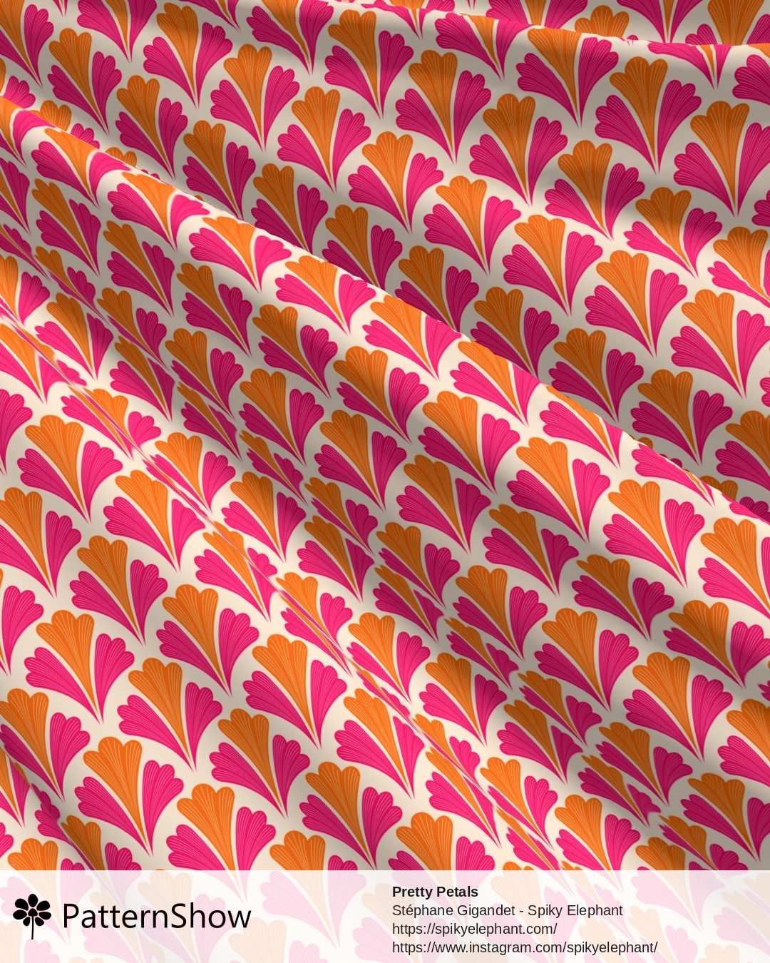 Pretty Petals - Bright Pink Orange