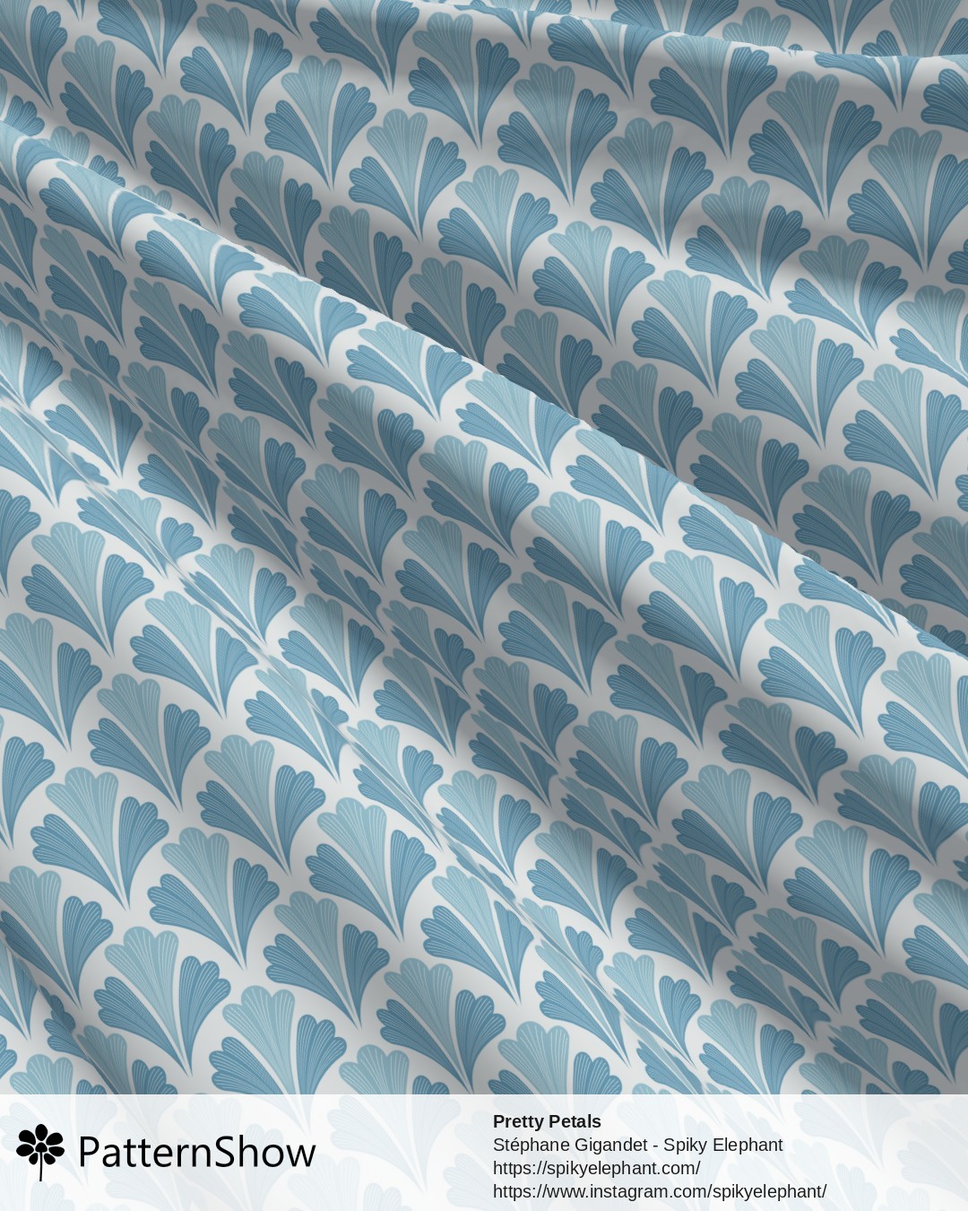 Pretty Petals - Ocean Sky Baby Blue