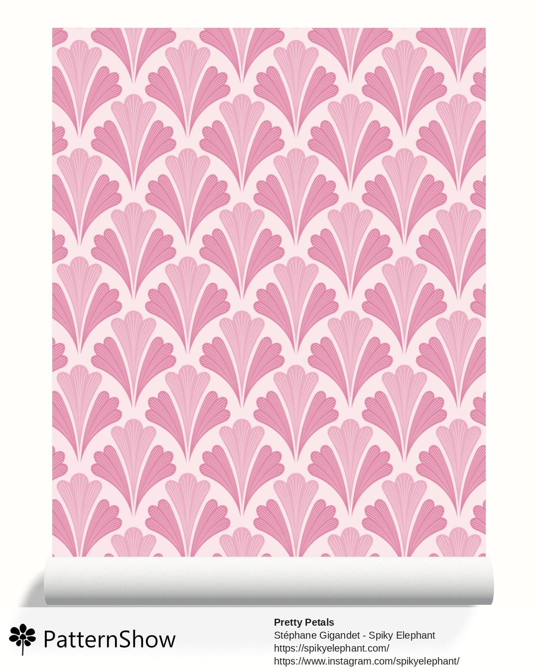 Pretty Petals wallpaper - Lavender Baby Pink