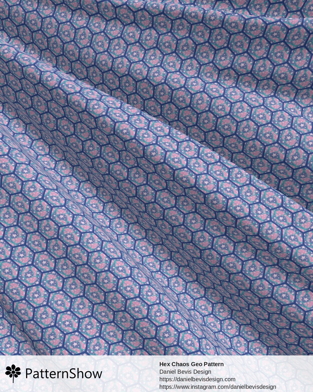 Hex Chaos Geo Pattern - Fairy Water Magic
