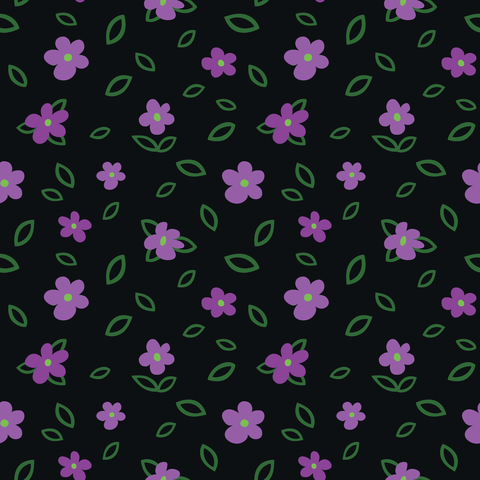 Purple, Green and Black