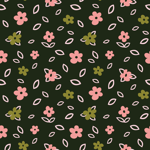 Blush Pink, Avocado Lime and Forest Green