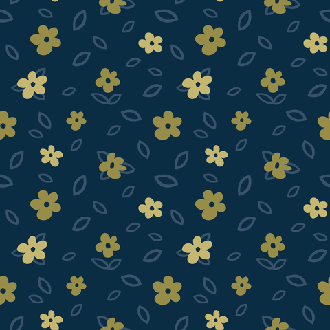 Navy and Gold