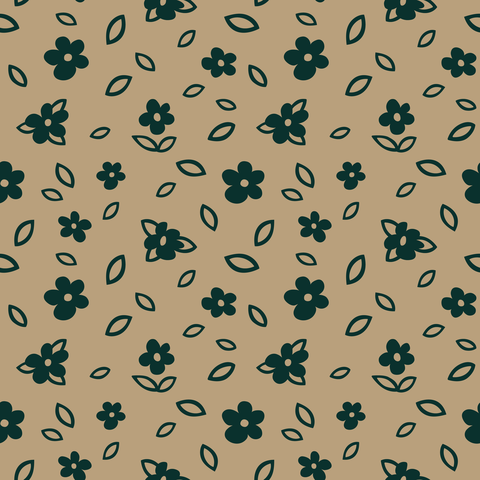Forest Green and Kraft Brown