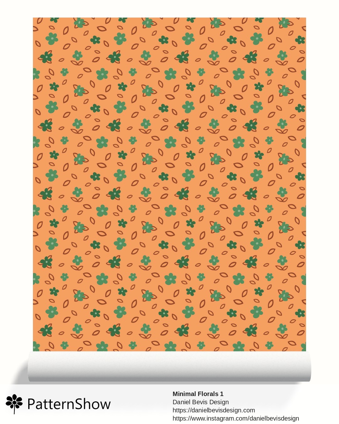 Minimal Florals 1 wallpaper - Autumnal Spirit