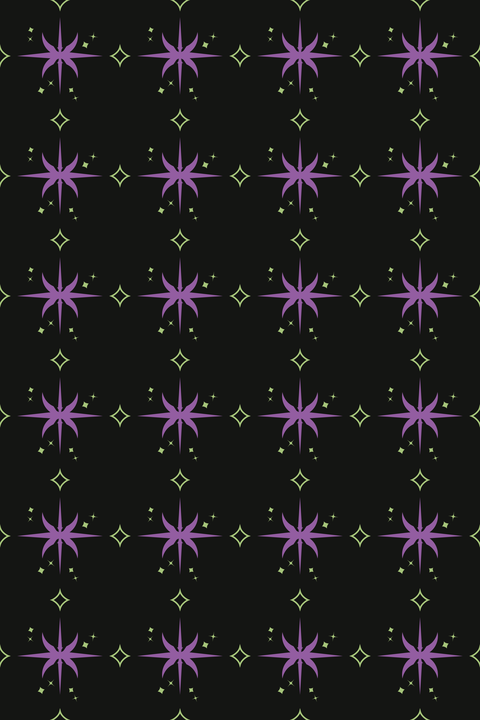 Ghoulish Purple, Green and Black